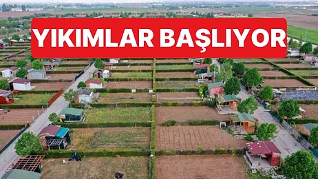 Hobi Bahçeleri Kararından Sonra Yıkımlar Bir Ay İçinde Başlayacak
