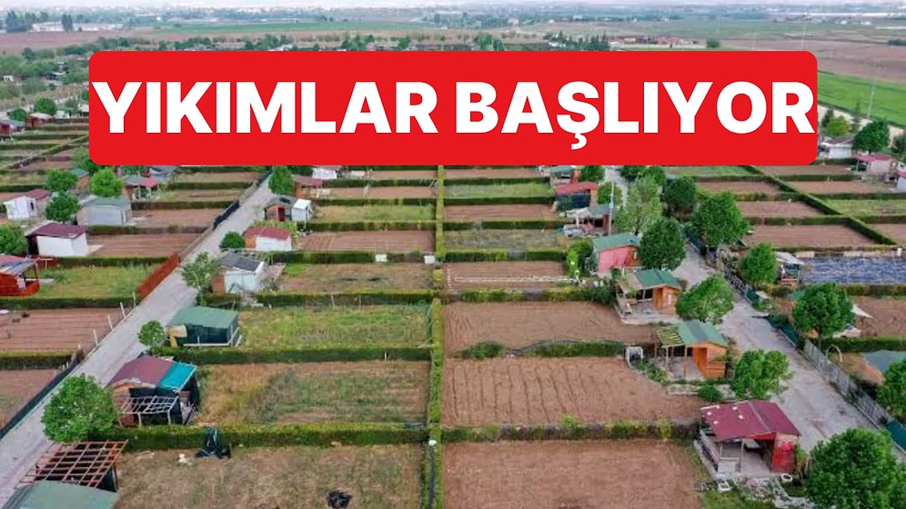 Hobi Bahçeleri Kararından Sonra Yıkımlar Bir Ay İçinde Başlayacak
