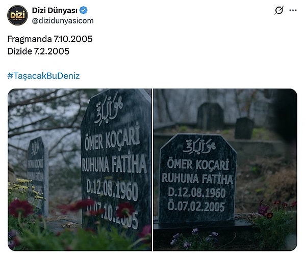 TRT 1’in reyting rekorları kıran dizisi Taşacak Bu Deniz’in yeni bölümünde göze çarpan bir detay, izleyicilerin dikkatinden kaçmadı.