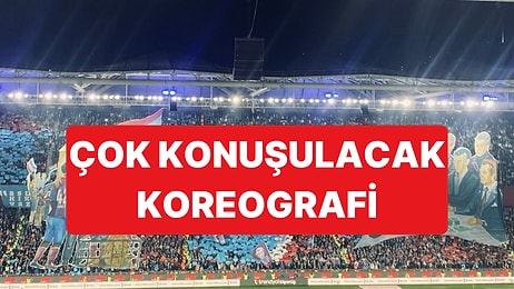 Trabzonspor Taraftarından Galatasaray Maçında Uğurcan Çakır Göndermeli Koreografi