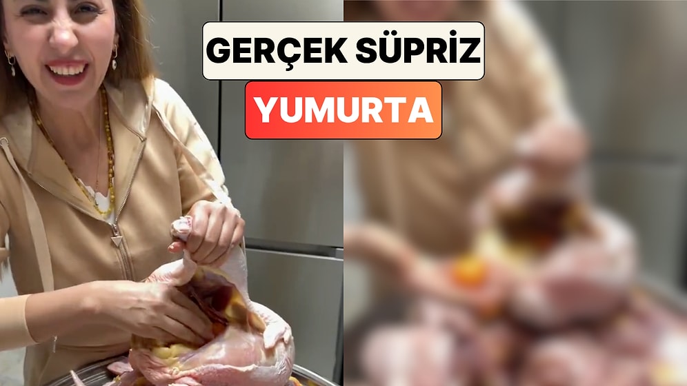 Köy Tavuğunu Elleriyle Temizleyen Bir Kadın İçinden Çıkanları Paylaştı