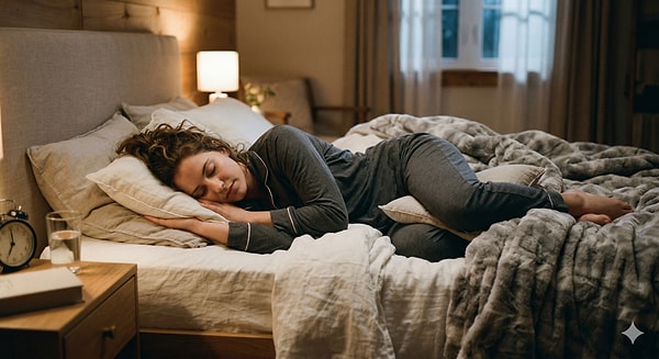 Birçoğumuz böyle uyuyoruz ama bu şekilde uyumak cildi yaşlandırıyor!