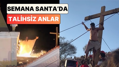 Semana Santa'da Hz. İsa'yı Canlandıran Oyuncuların Başına Gelmeyen Kalmadı
