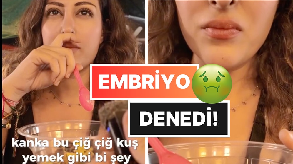 "Kafası Gözüküyor": Bir Gezgin Tayland'da Embriyo Yedi!