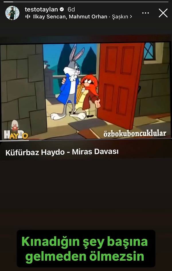 Tahliye sonrası ilk paylaşım da geldi.
