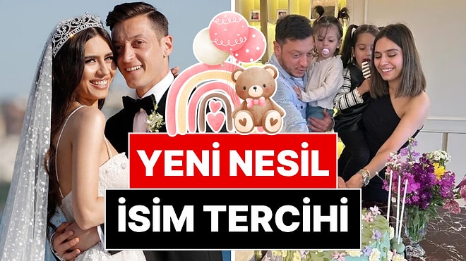 Mesut Özil ve Amine Özil Üçüncü Bebeklerini Kucağına Aldı