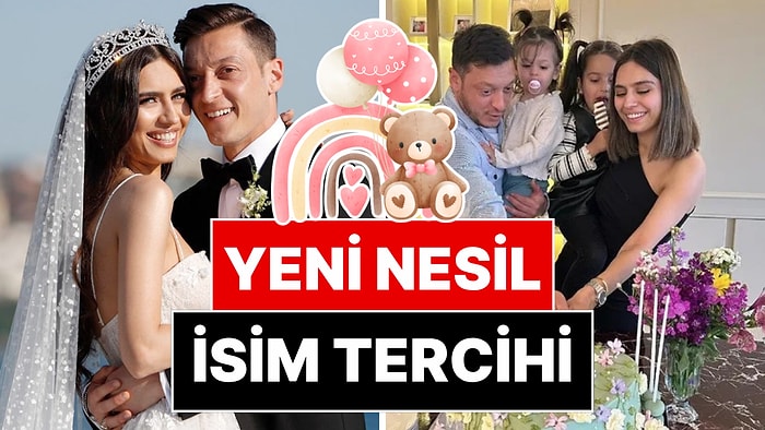 Mesut Özil ve Amine Özil Üçüncü Bebeklerini Kucağına Aldı