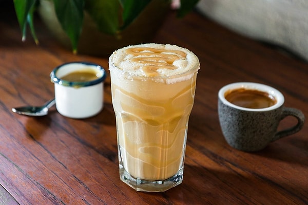 7. Salted Caramel Iced Latte