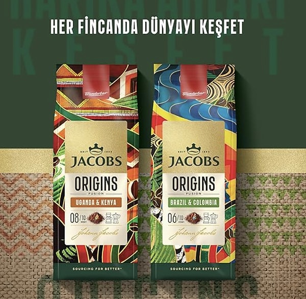 Yılın en düşük fiyatı: Jacobs Origins Filtre Kahve!