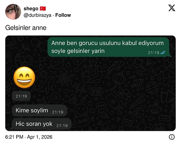Hiç mi yok?