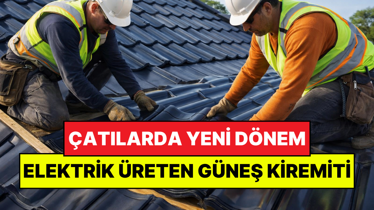 Çatılarda Yeni Dönem: Kendi Kendine Elektrik Üreten Güneş Kiremiti Geliştirildi