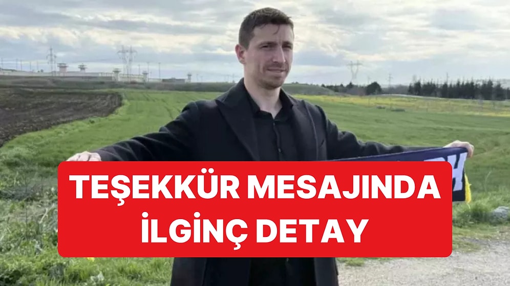 Mert Hakan Yandaş'ın Teşekkür Mesajında Sadettin Saran'ın Adı Geçmedi