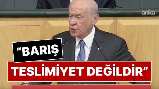 Devlet Bahçeli'den Terörsüz Türkiye Açıklaması: "Barış Teslimiyet Değildir"