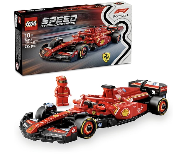 Hız tutkunları için koleksiyonluk parça: LEGO Ferrari SF-24!