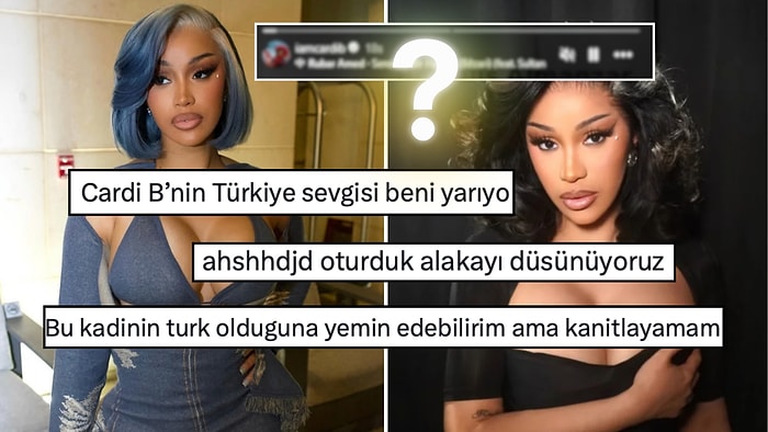 Dünyaca Ünlü Rapçi Cardi B’den Sürpriz Türkçe Şarkı Paylaşımı!