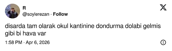 Dinlenme tesisi soğukları bitti.