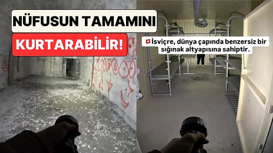 İsviçre'de Yaşayan Bir Türk Nükleer Saldırı İhtimaline Karşı İnşa Edilmiş Sığınakları Paylaştı