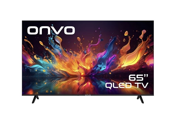 Sinema keyfini eve taşıyın: Onvo 65'' 4K Ultra HD QLED TV!