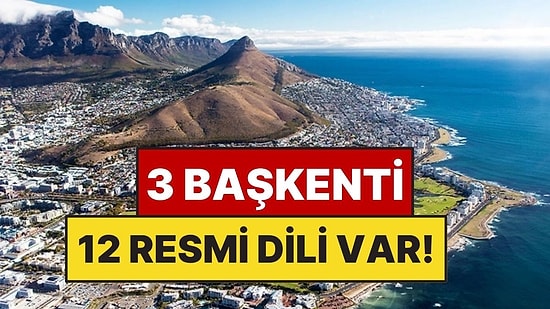 Aynı Anda 3 Başkenti, 12 Resmi Dili Olan İlginç Ülke