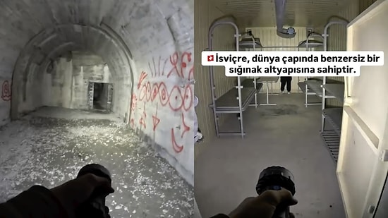 A Turkish Local in Switzerland Shared Nuclear Shelters Built Against Potential Attacks