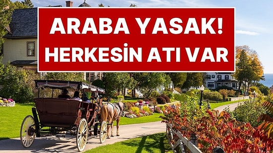 1898'den Beri Arabaların Yasak Olduğu Ada: Herkesin Atı Var