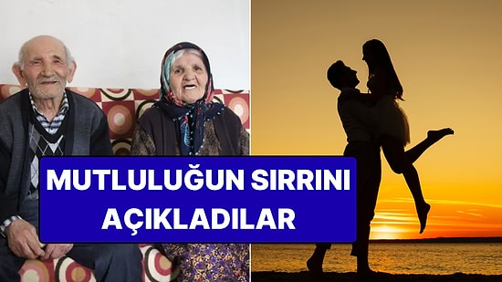 Tam 67 Yıldır Aynı Yastığa Baş Koyan Yaşlı Çift Mutluluğun Sırrını Açıkladı