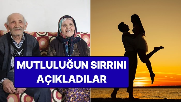 Tam 67 Yıldır Aynı Yastığa Baş Koyan Yaşlı Çift Mutluluğun Sırrını Açıkladı