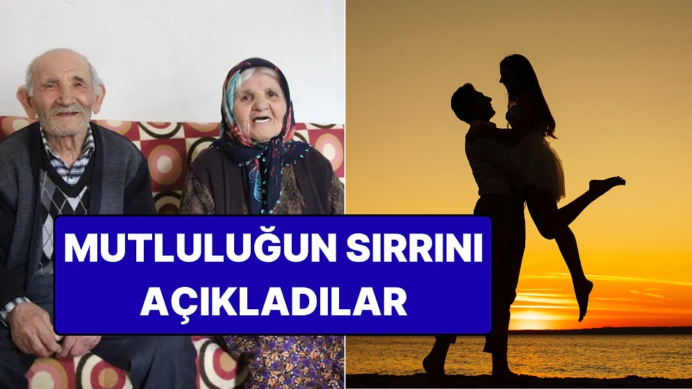 Tam 67 Yıldır Aynı Yastığa Baş Koyan Yaşlı Çift Mutluluğun Sırrını Açıkladı