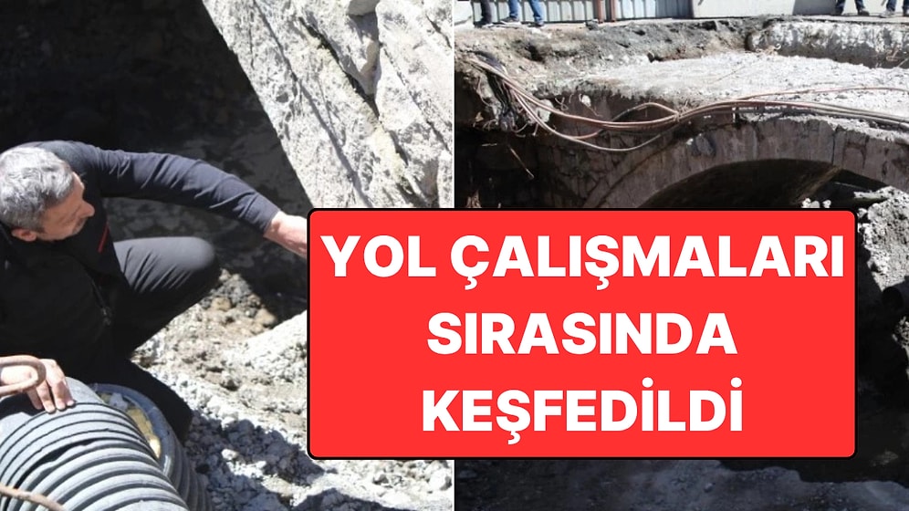 Yol Yapımı Sırasındaki Kazı Çalışmalarında 200 Yıllık Tarihi Köprü Keşfedildi