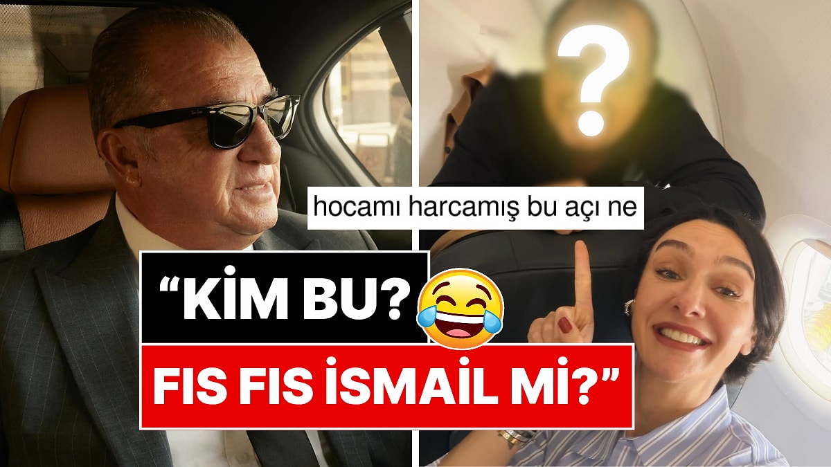 Uçak Selfie’si Çeken Birce Akalay, Fatih Terim’i Fena Harcadı!