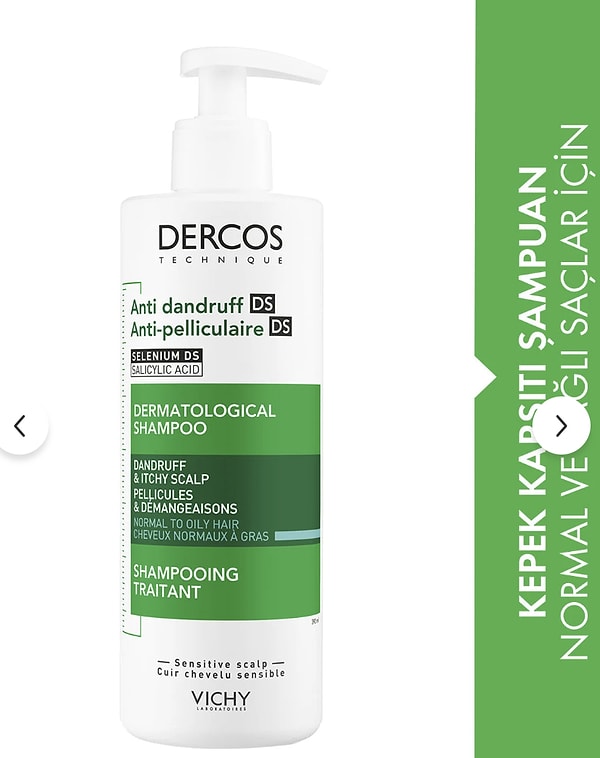 Kepeğe kesin çözüm: Vichy Dercos Anti-Dandruff!