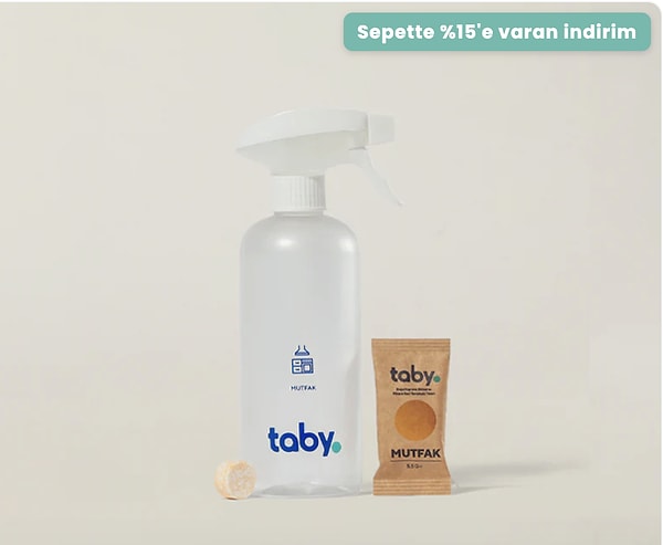 Ekolojik Temizlik: Taby Mutfak Temizleyici Tablet!