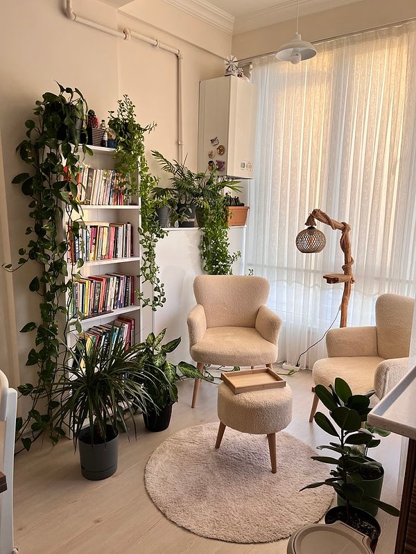 8. Salonundaki boş bir köşeyi nasıl değerlendirirsin?