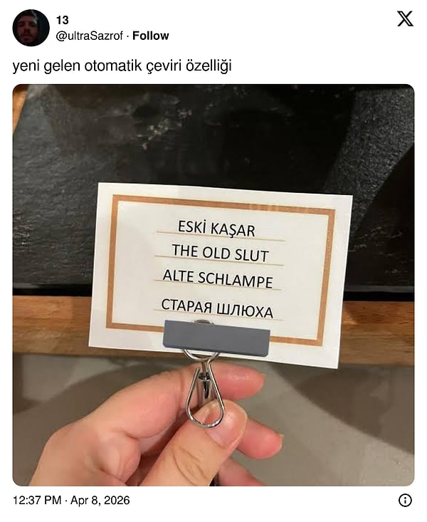 Başımızda şöyle bir sorun var.