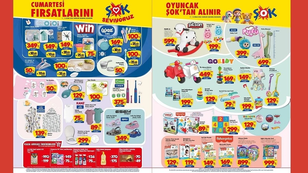 ŞOK'a Anne - Bebek Ürünleri Geliyor! 11 Nisan 2026 ŞOK Aktüel Ürünler Kataloğu