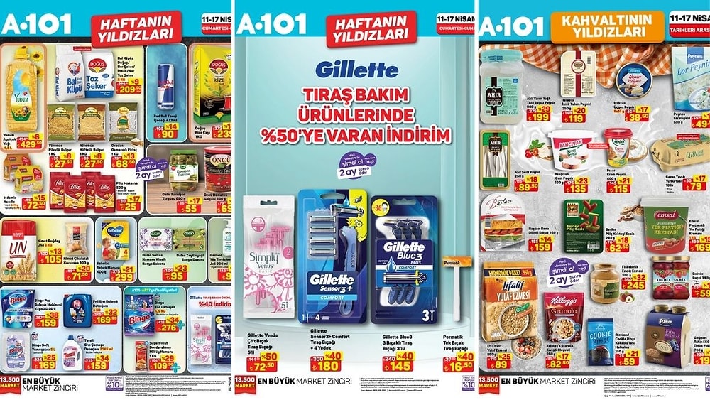 11 - 17 Nisan 2026 A101 Haftanın Yıldızları Kataloğu