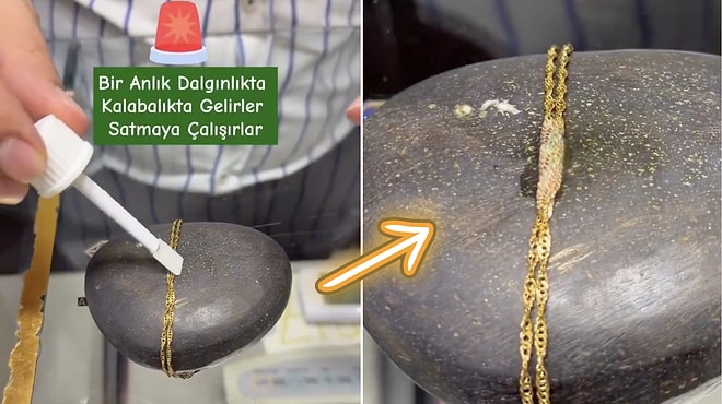 Jeweler Unmasks a Fake Gold Chain: Watch the Moment He Detects the Deception With Expert Precision