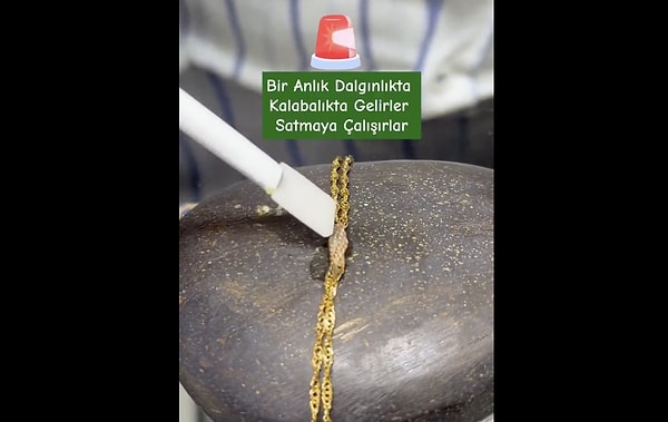 How exactly can one determine if gold is counterfeit?