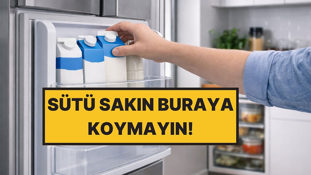 Sütü Buzdolabının Kapağında Saklayanlara Uyarı Geldi