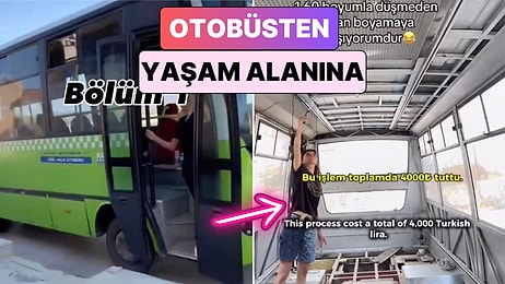 Eski Bir Otobüsü Satın Alıp Karavana Dönüştüren Çift Yaptıkları İşlemleri ve Maliyetlerini Paylaştı