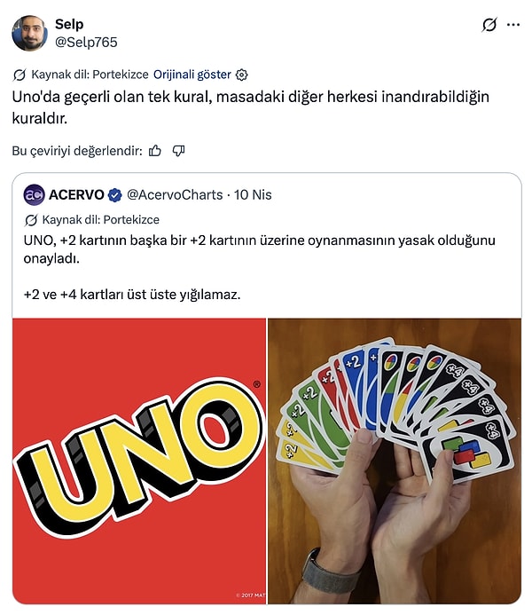 Kaybetmeye yaklaştıkça yeni kural çıkaran o kişi...