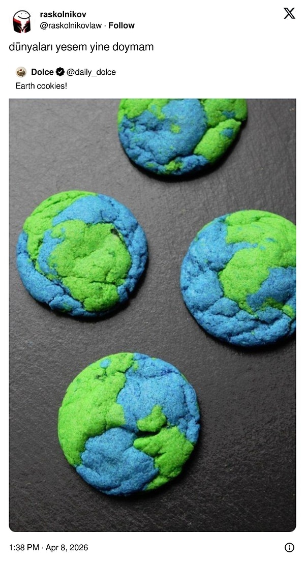 Bi' dünya kurabiye yapmışsın ne gerek vardı.