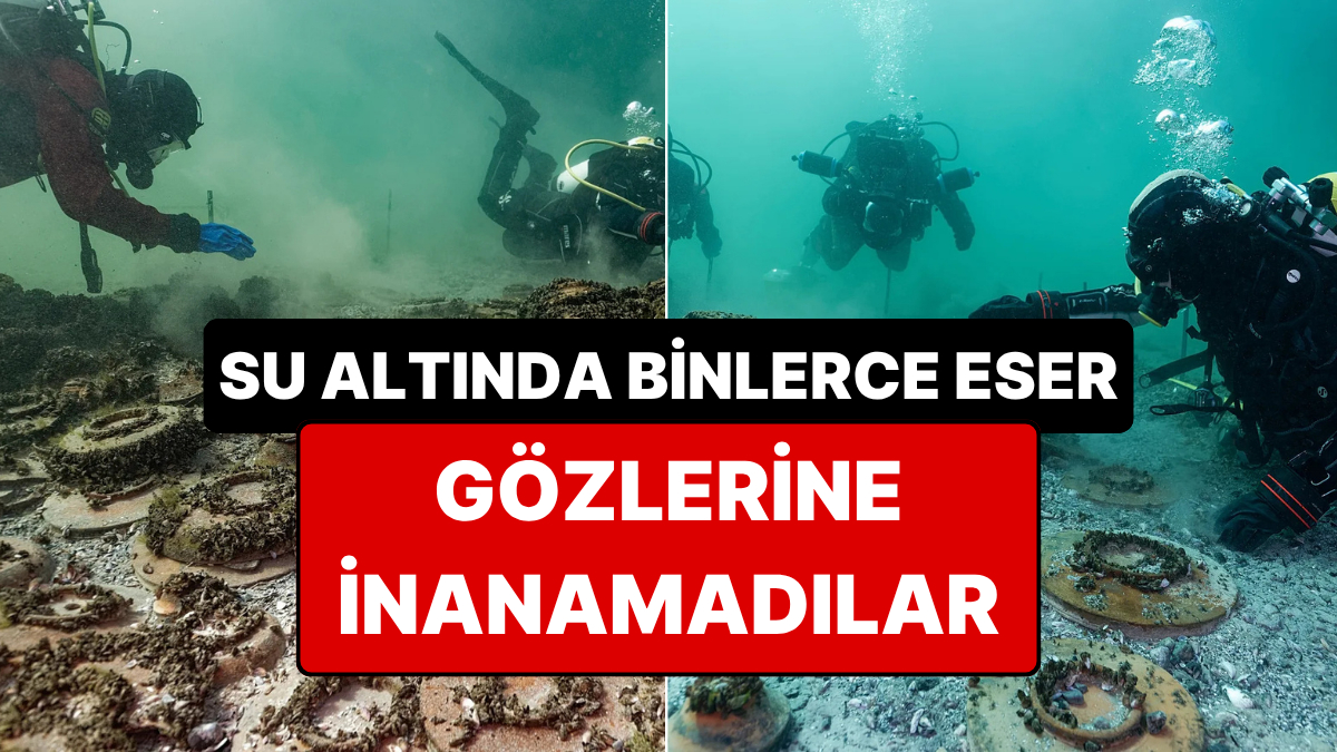Gizli Tutuluyordu: Su Altı Arkeologları 2.000 Yıllık Gemi Kargosu Keşfetti, Binlerce Eser Var!