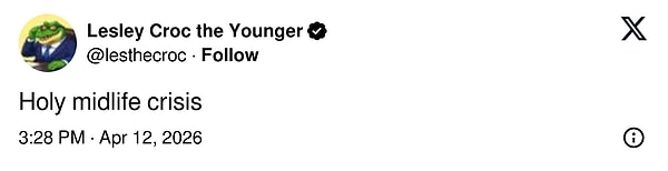 "Kutsal orta yaş krizi"