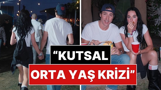Katy Perry, Coachella'ya Eski Kanada Başkanı Sevgilisi Justin Trudeau'yla Giriş Yaptı!