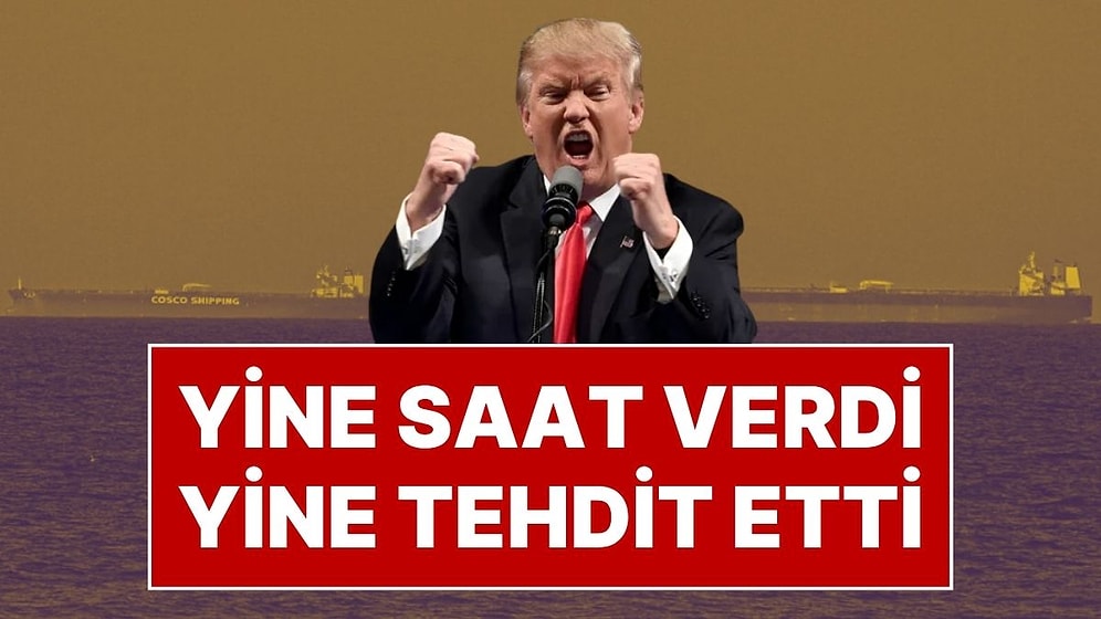 ABD Yine Saat Verdi, Yine Tehdit Etti: Donald Trump Deniz Ablukası Başlatıyor