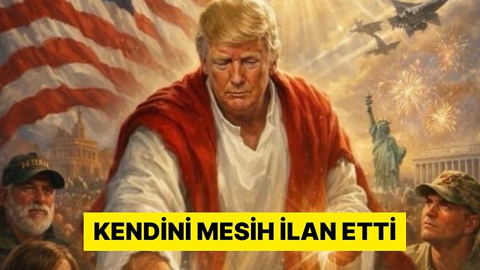 Donald Trump Kendisini Hz. İsa Gibi Gösteren Bir Görsel Paylaştı