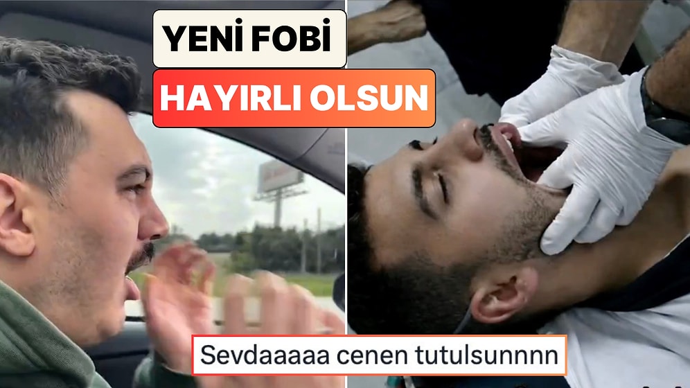 Yeni Fobi Kilidi Açıldı: Bir Adam Arabasında Keyifle Şarkı Söylerken Çenesi Çıktı