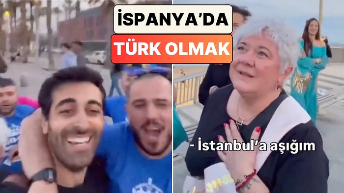 İspanya'da Yaşayan Bir İçerik Üreticisi Türk Olduğunu Söylediğinde Karşılaştığı Coşkuyu Paylaştı