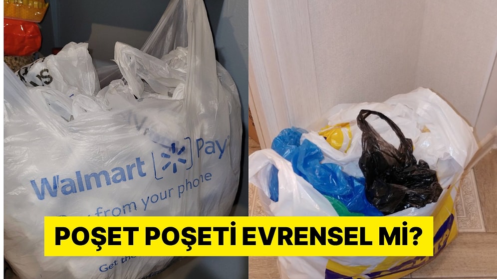 Tüm Dünyada Alışveriş Poşetlerinin Konduğu Bir Poşet Olması Sosyal Medya Gündeminde